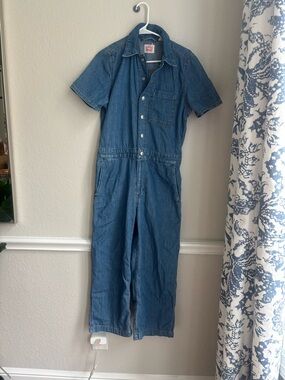 Levi's Blue Denim Button-Up Jacket